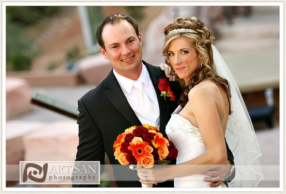bride and groom picture at the Westin Kierland Resort 