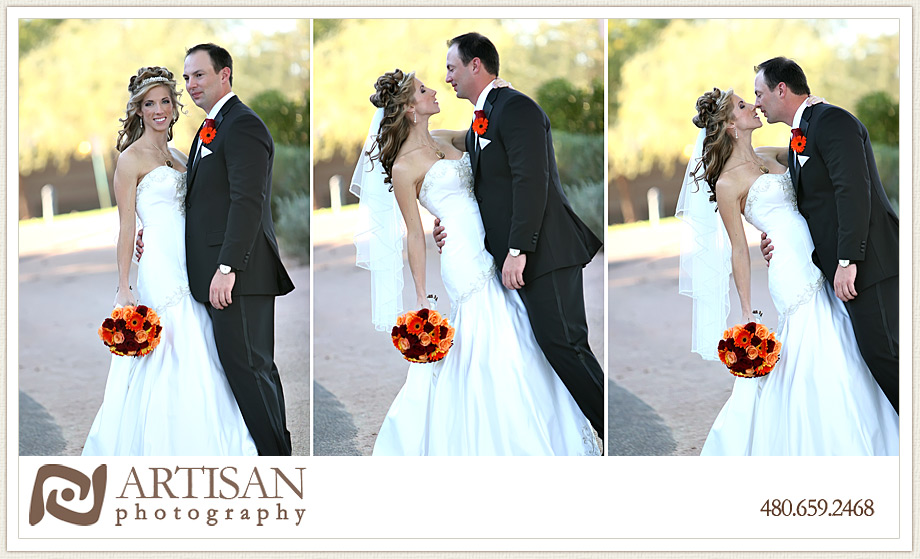 bride and groom picture at the Westin Kierland Resort