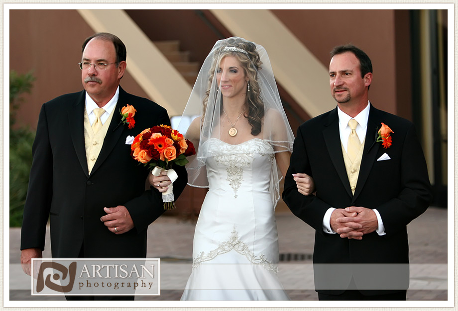 bride and groom picture at the Westin Kierland Resort