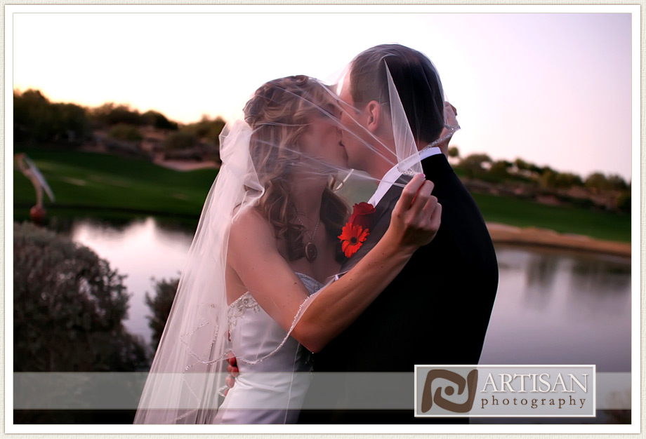 bride and groom picture at the Westin Kierland Resort