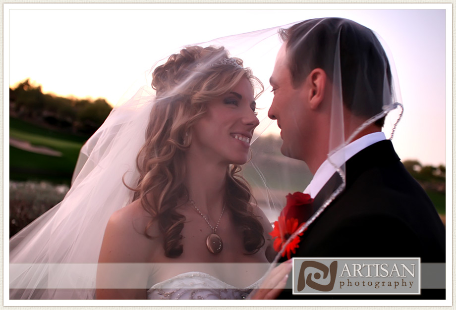 bride and groom picture at the Westin Kierland Resort