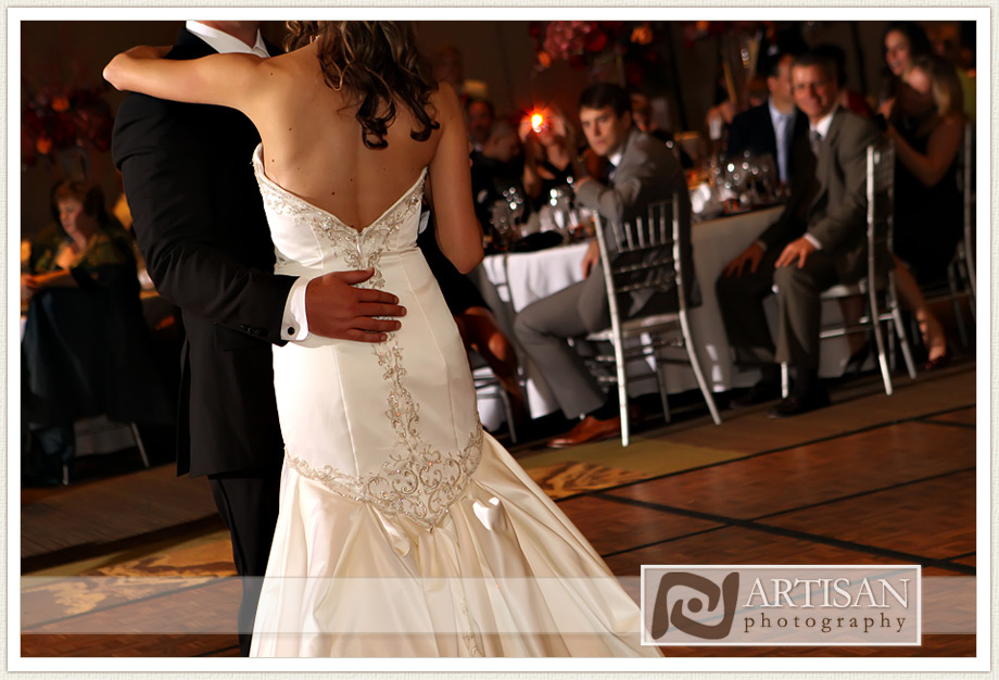bride and groom first dance  at the Westin Kierland Resort