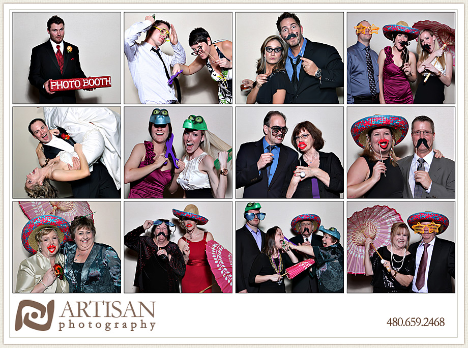 cool wedding photo booth pictures