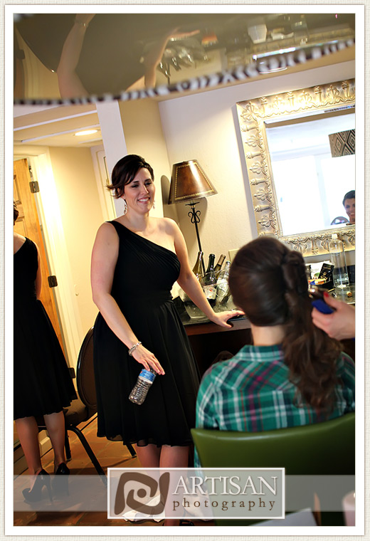 Bride Getting ready at Firesky resort in Arizona