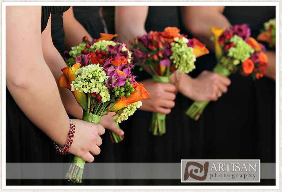 Bridesmaids bouquet close up picture