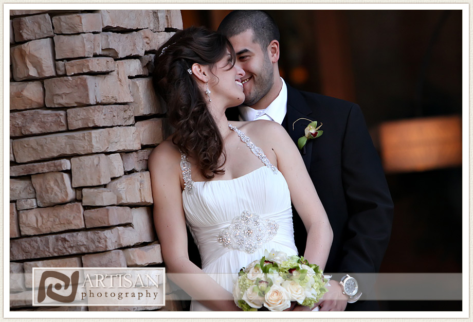 Bride and groom picture at Firesky Resort in Arizona