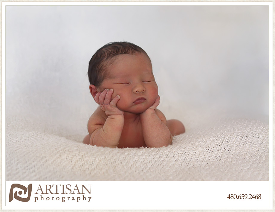 Artistic baby picture