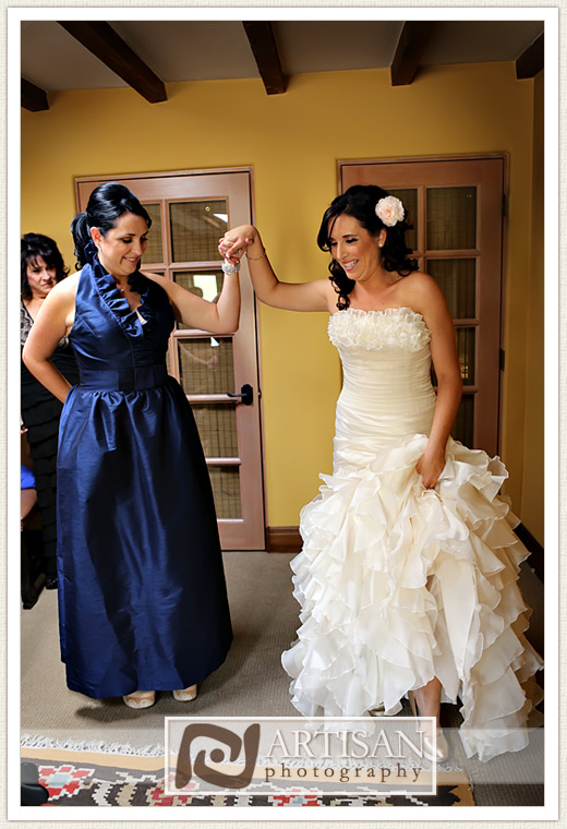 Royal Palms Wedding image of bride getting ready 