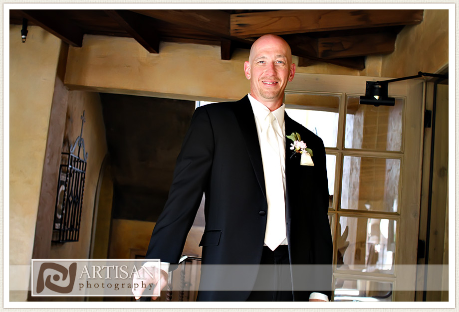 Royal Palms Wedding image of happy groom