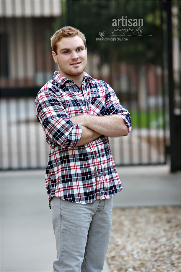 High school senior boy photo full body