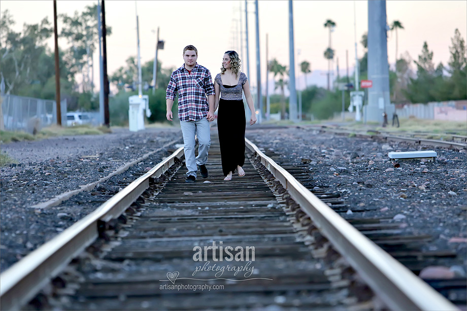 High school senior boy photo with girlfriend