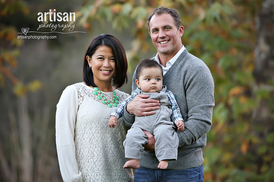 Family photo at a San Diego Park