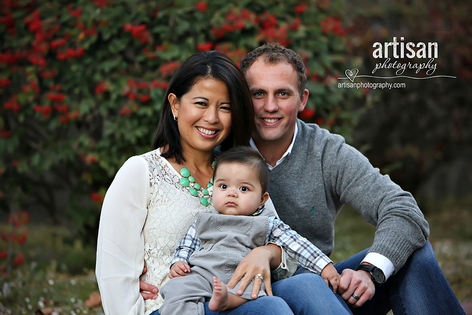 Family photo at a San Diego Park