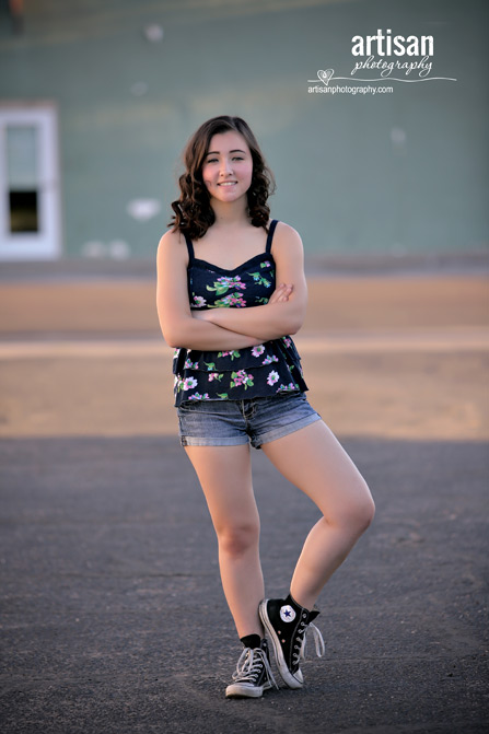 High School Senior photo of Girl sassi pose