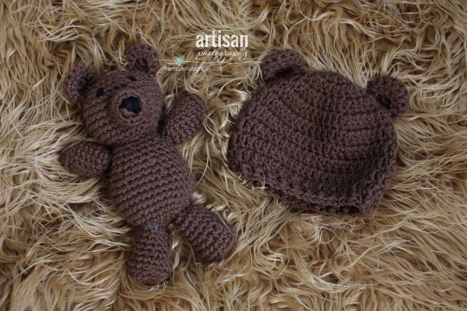 Artisan Photography photo prop little brown bear