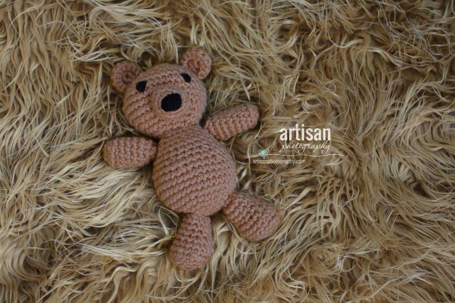 Artisan Photography photo prop little brown bear