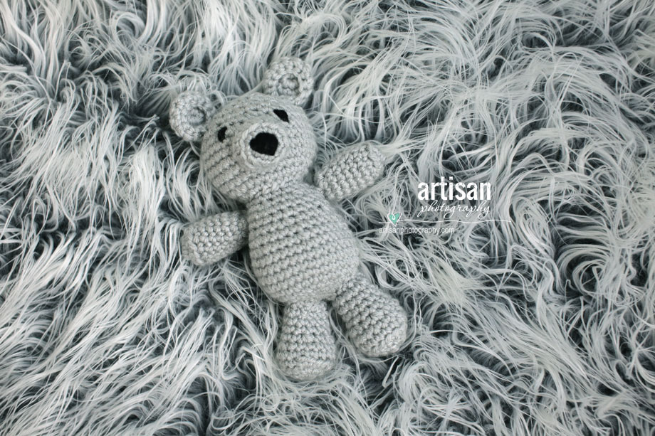 Artisan Photography photo prop little grey bear