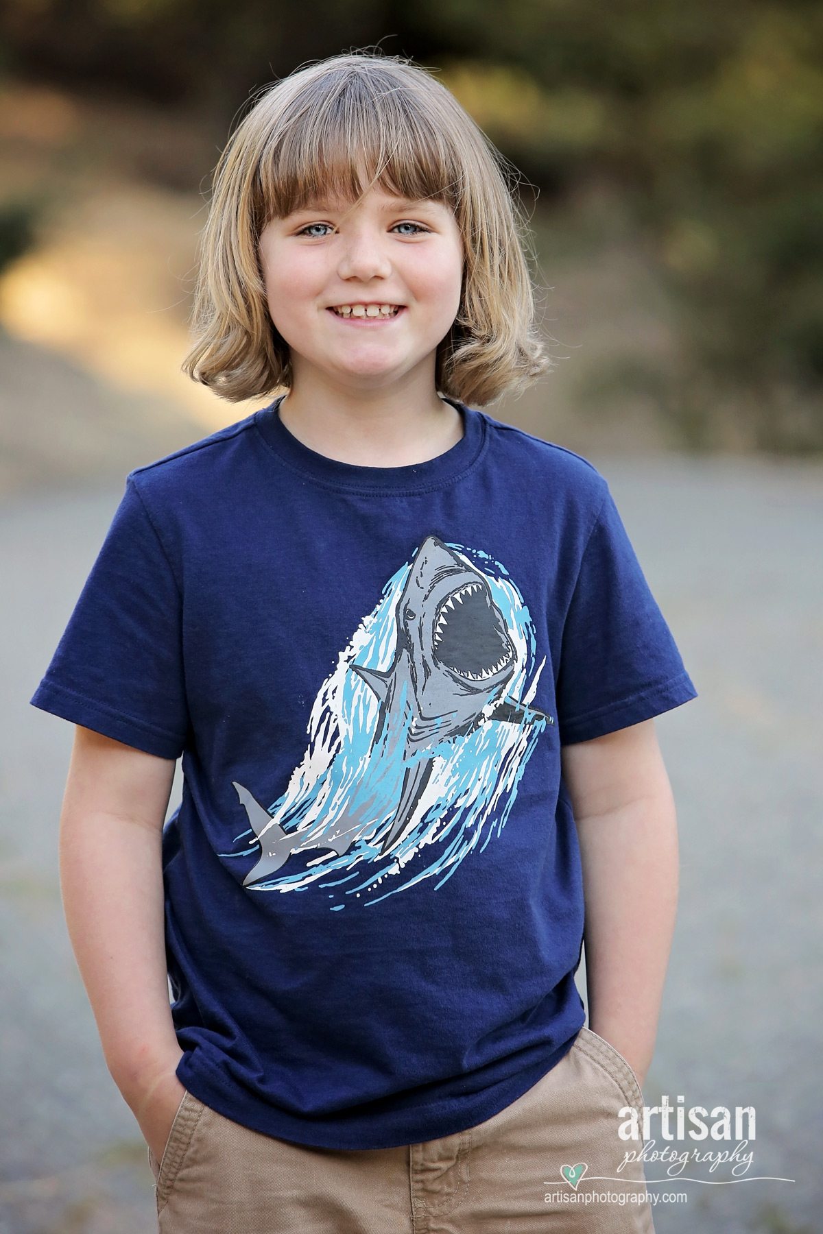 Casual photo of kid at a park in California