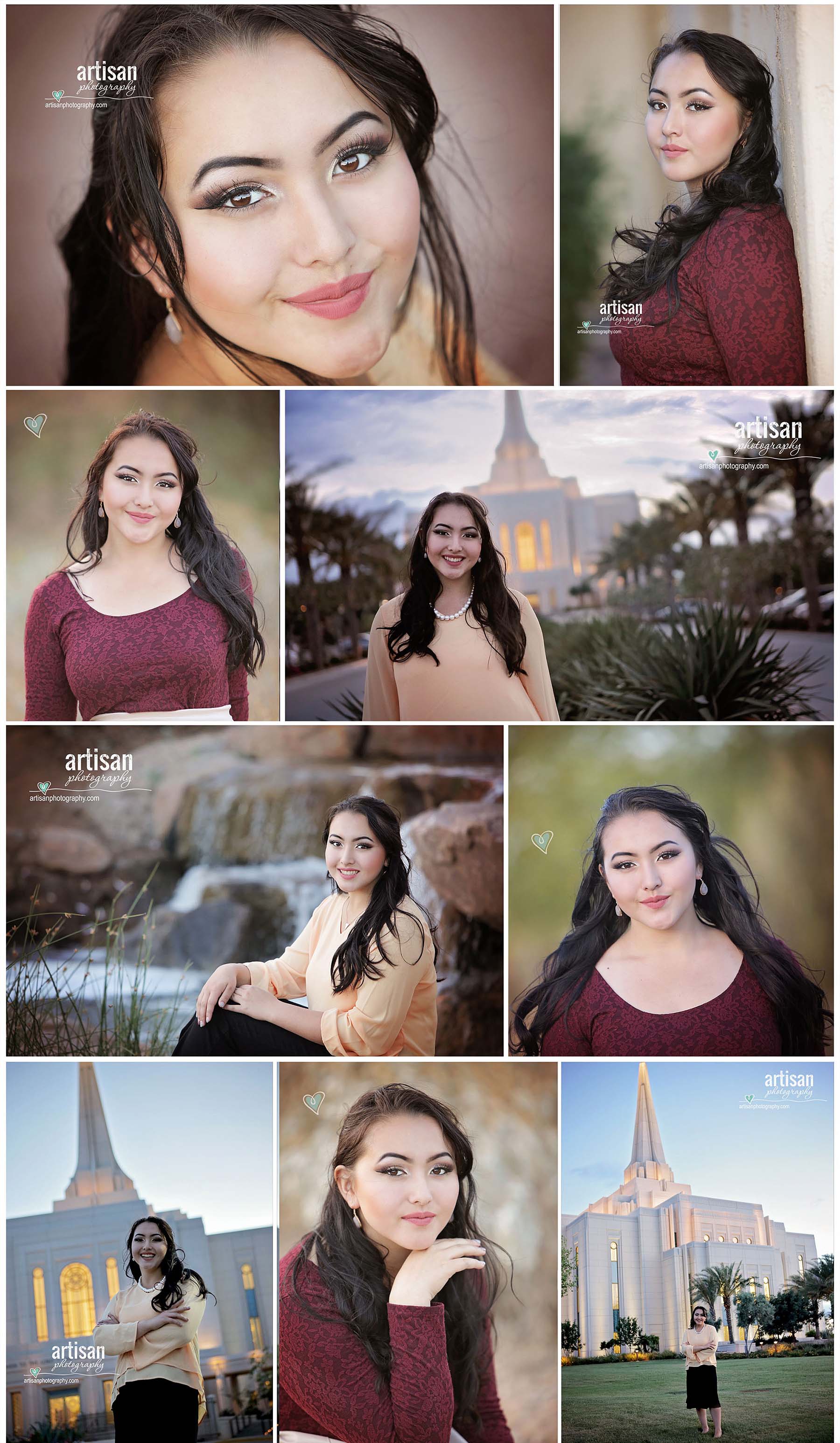 High School Senior photo session outdoor with beautiful outdoor spaces