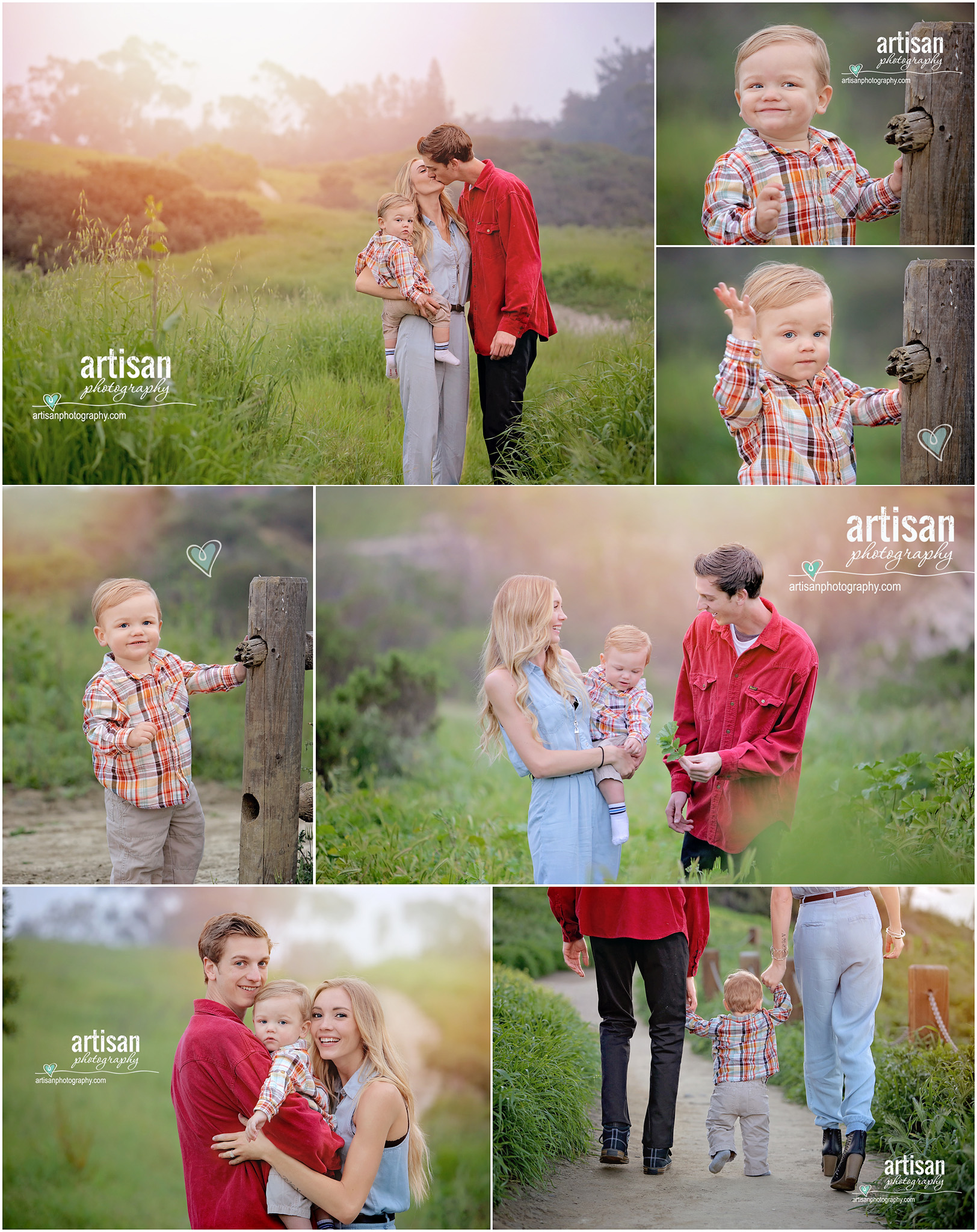 family photo, mom dad and little toddler boy, carlsbad photographer greater San Diego area, fog in beautiful photos