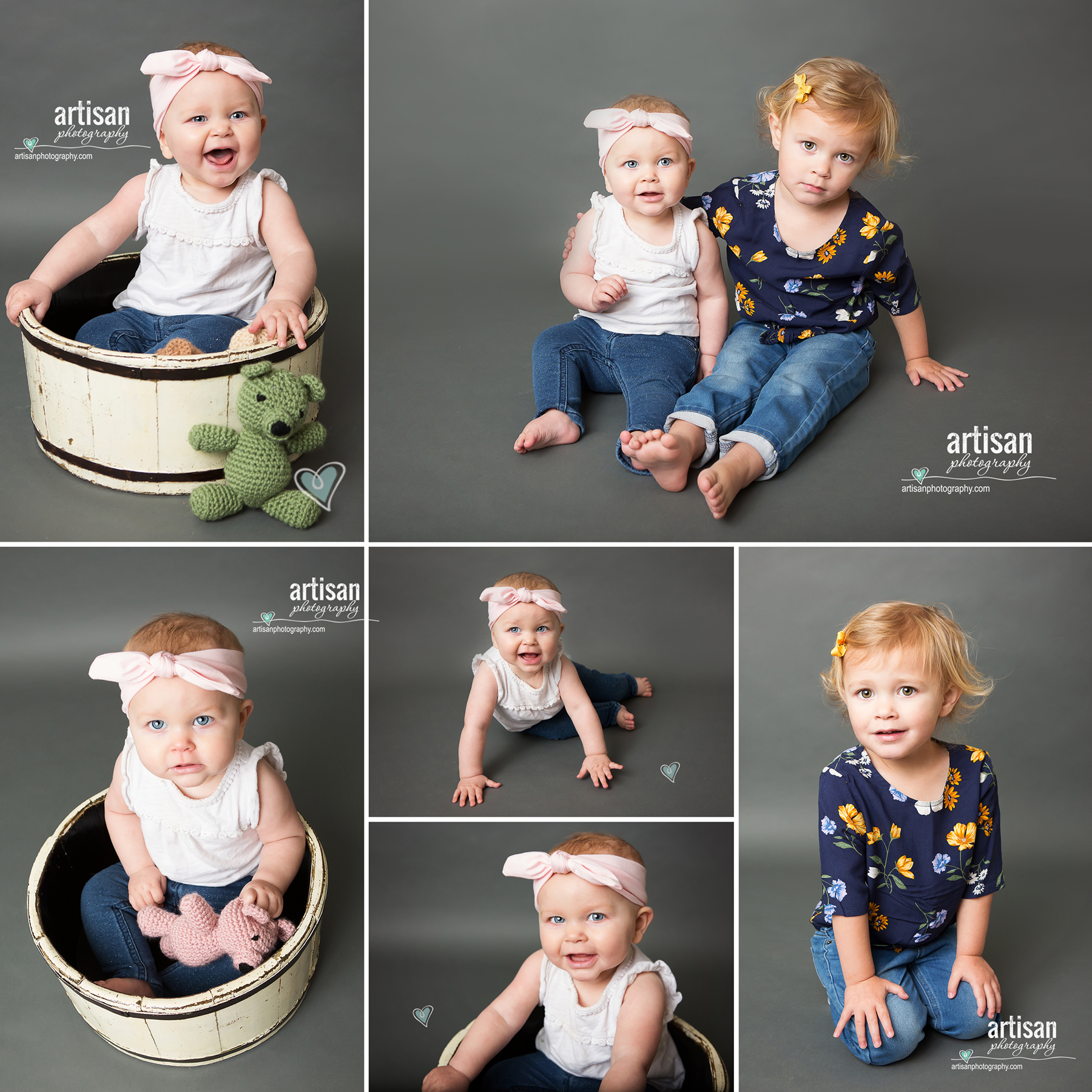 Carlsbad Photographer classic Studio Photo sisters portraits