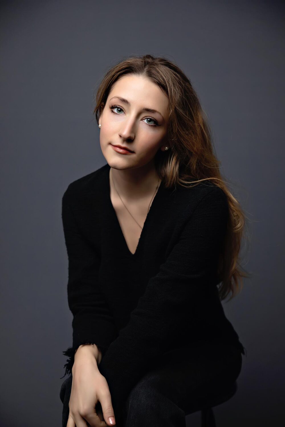 Young women portrait Holywood style