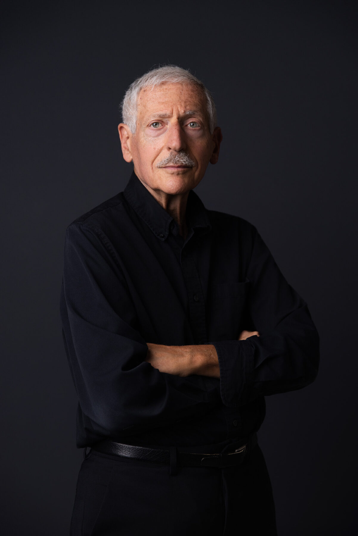 Elderly male powerful pose