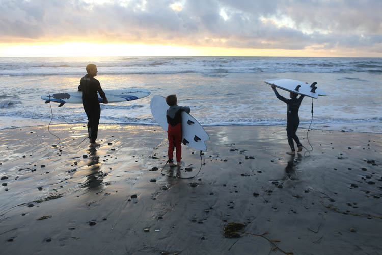 father and two boys